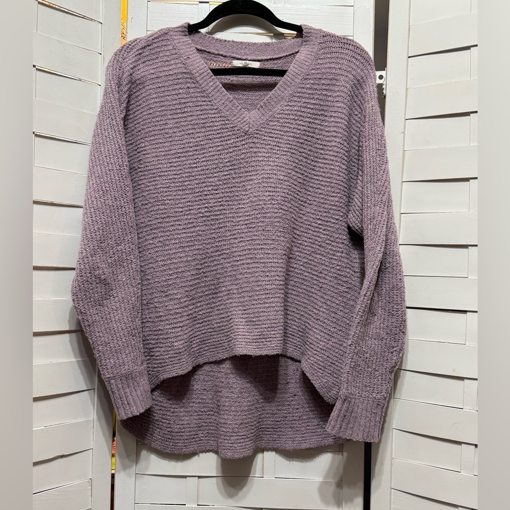 Maurices Lavender V-Neck Sweater